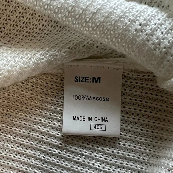 Baseball Printed White Knit Tank - Picture 9 of 10